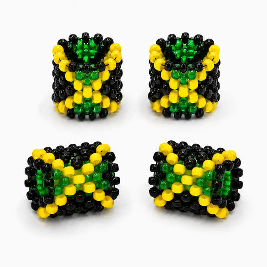 Island Vibrations Multicolor Tropical Beaded Hair Charms - Lightweight, Durable Boho Braids Unisex Casual Fashion Accessory - Easy Application for All Hair Types, Synthetic Braided Lace Wigs, Extensions, Casual Everyday Wear