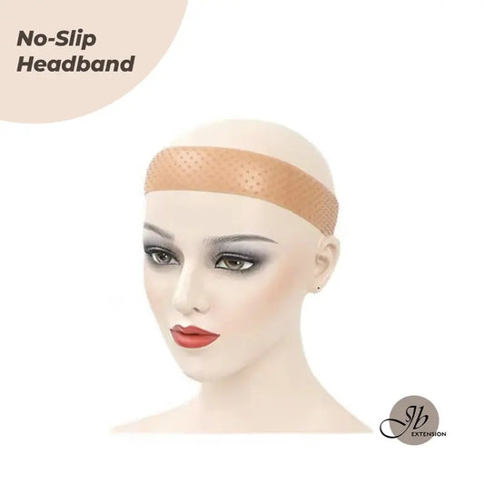 JBextension 1 Pcs No-Slip Headband Adjustable Silicone Wig Headband Fix Non Slip Wig Bands Seamless Grip Strong Holder for Men Women Sports Yoga
