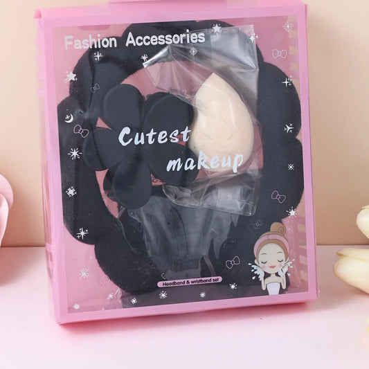 Women's Hair Accessories Set, 5-Piece Plush Headbands & Clips, Multi-Style Design for Daily Use, Autumn Winter Fashion Essentials